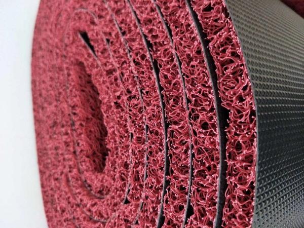 Waterproof PVC Coil Mat , Anti - Slip Pvc Coil Car Mat With PVC Firm Backing