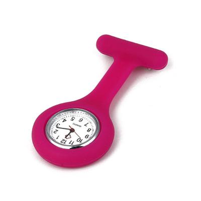 Unisex Silicone Sports Watch Analog Dial Display Silicone Gel Nurses Fob Watch