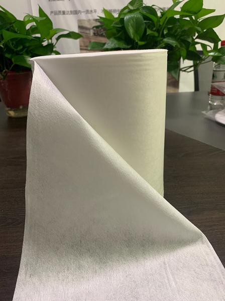 50g White 100% Viscose Spunlace Nonwoven Fabric For Cotton Tissue, Pads, Wet Wipes