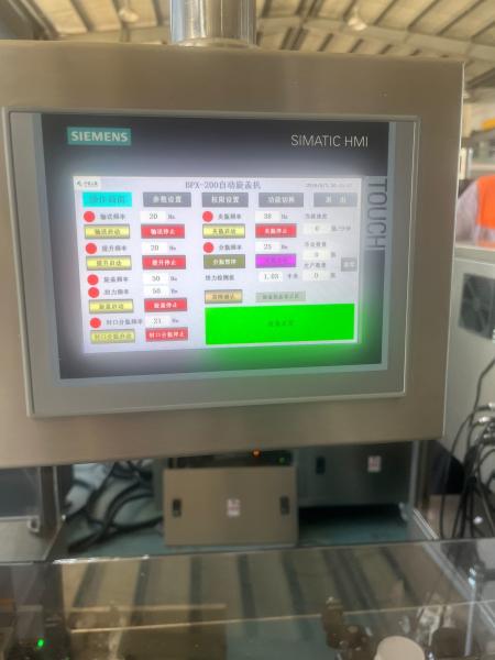 SecureCap Automatic Screw Capping Machine 350ml Bottle Volume