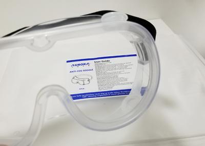 Óculos de proteção de segurança química de pouco peso dos vidros da prova do respingo da proteção ocular