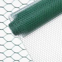 13,7 x 80 pouces de Gabion hexagonal Mesh Green Color Powder Coated ont galvanisé