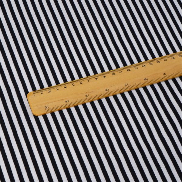 Tejido de punto con rayas, cómodo y transpirable, amigable para la piel, para uso informal