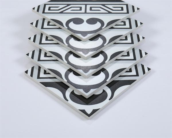 Telhas cerâmicas rústicas à prova d'água de 20x20 cm para banheiro e telhas ecológicas para cozinha