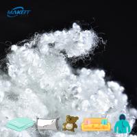 Grosseur de fibre de polyester de Siliconized de cavité de matelas de GRS 51mm excellente