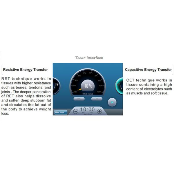 448KHz Diathermy Tecar Therapy Machine Cellulite Reduce