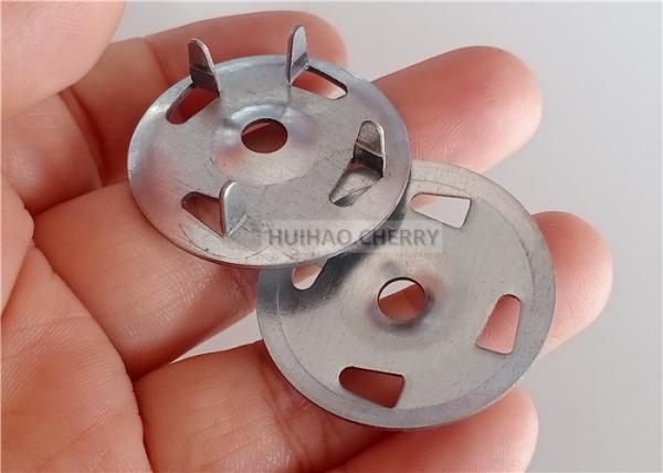 Galvanized Steel 1-1/4 Metal Washer With Fingers For Securing Wire Or Expanded Metal Lath