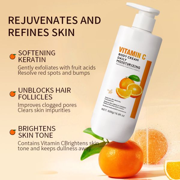 Loción Corporal Reafirmante con Retinol de Marca Privada, Aceite de Coco, Loción Hidratante OEM