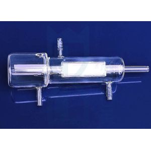 Полируя трубка сплавленного кремнезема двойной палубы ясная с бортовой трубкой