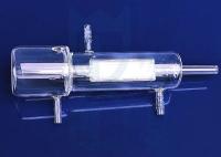 Tubo claro de lustro do silicone fundido da plataforma dobro com tubo lateral