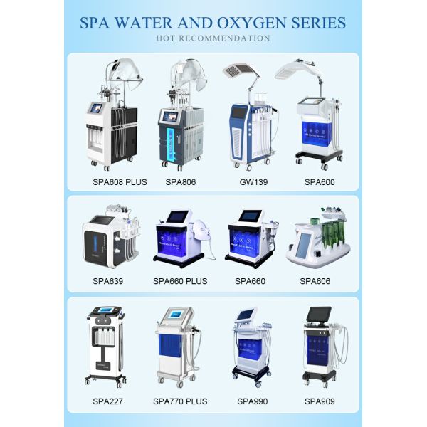 8 in 1 multifunctional water peel microdermabrasion facial machine for acne treatment