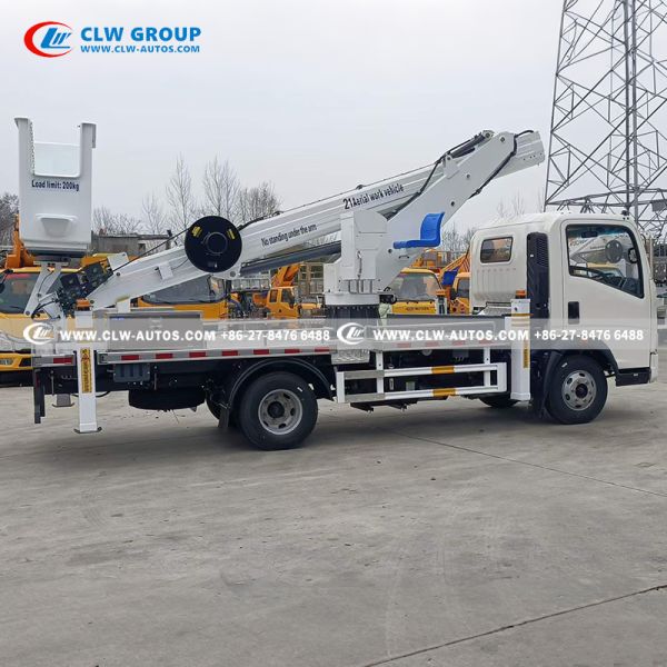 HOWO 21m Aerial Work Platform with 360-Degree Rotation and 200kg Load Capacity for High-Reach Applications