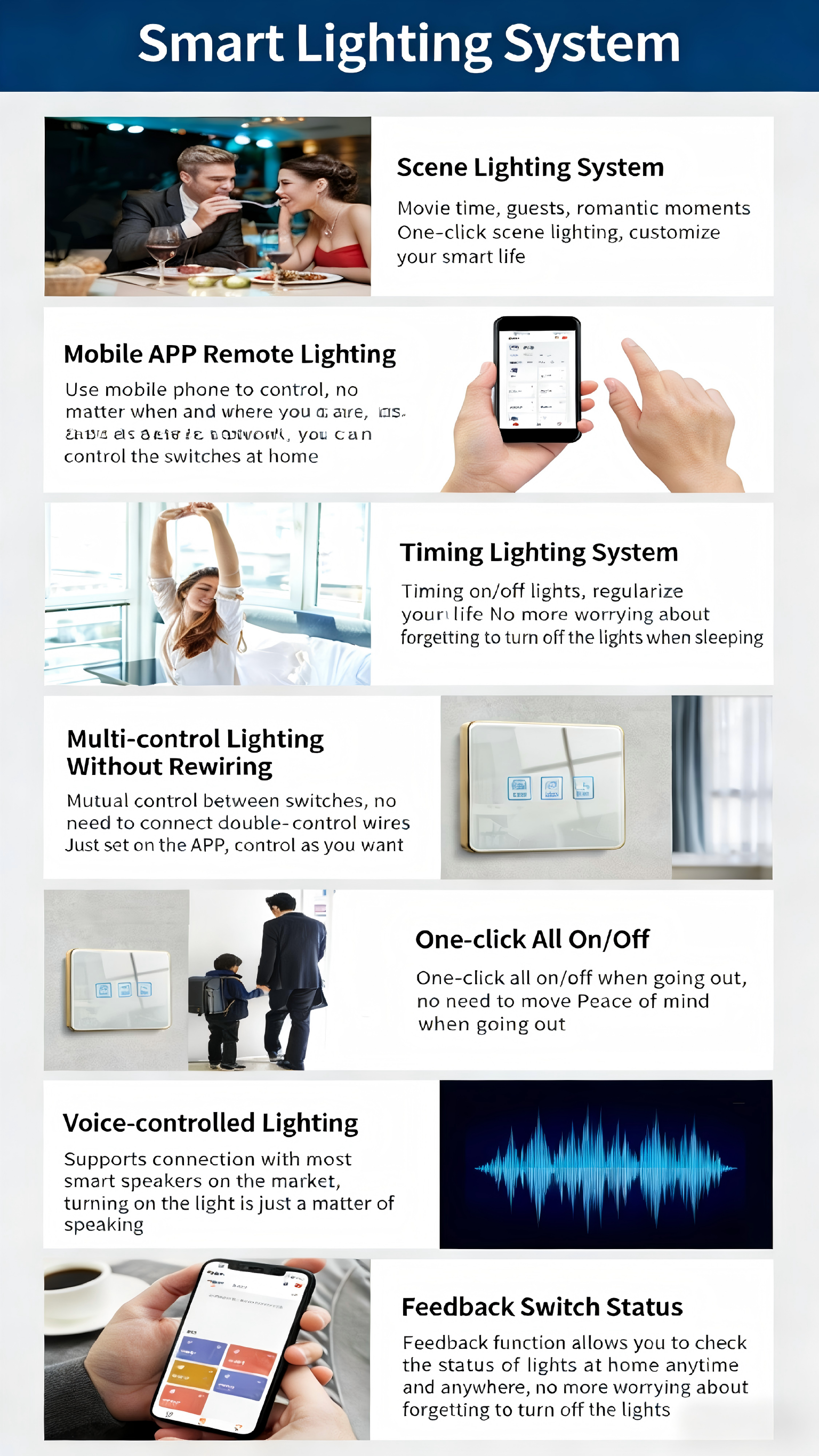 Smart Energy Saving Whole House Automation System Solution ODM