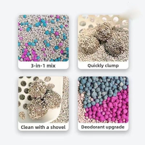 Dust Free Bentonite Cat Litter Natural Mineral Formula with Powerful Odor Lock Control
