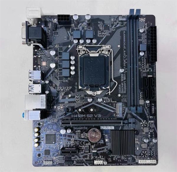carte mère personnalisée H410M S2 V3 carte mère prise en charge I5/I7/I9 processeurs prise en charge LGA1200 carte mère de bureau de bureau