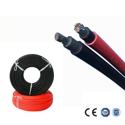 Durable Solar DC Cable 2.5mm2 Excellent UV Resistance Low Smoke Without Halogen