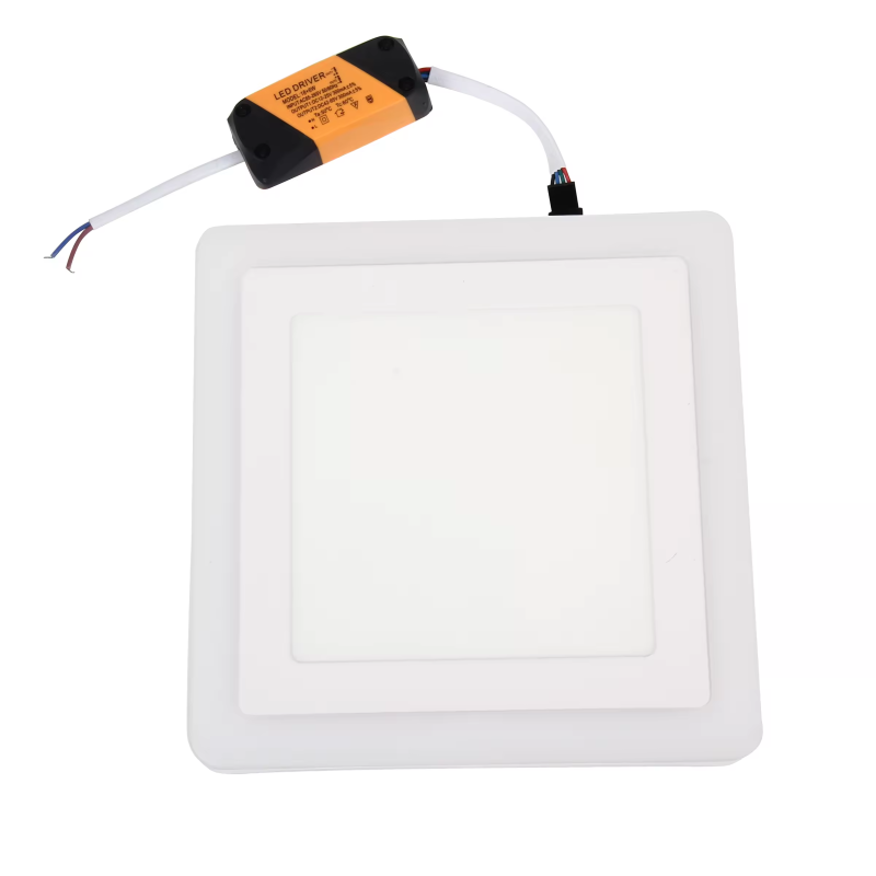 1200lm RGB LED Panel Light Square-Designed Modern Recessed Lamp with Aluminum Body