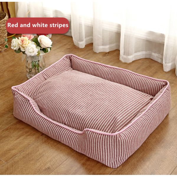 Дно выскальзывания мягкой Washable Breathable кровати спать собаки прямоугольника анти-