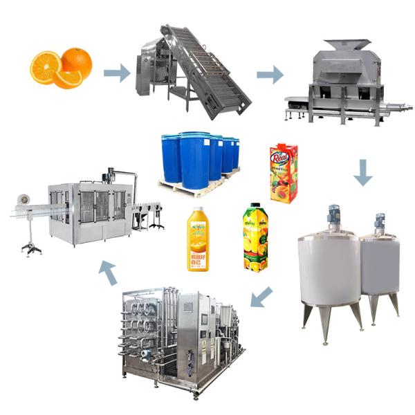 Citrus juice and jam production line supplier equipped with CIP cleaning system