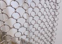 Abertura incombustible de Chainmail Ring Mesh Curtain 3.8mm-50m m del oro