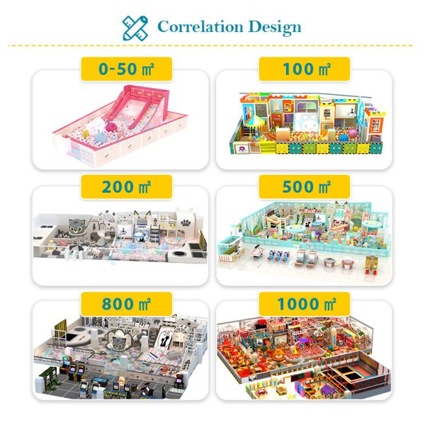 Customizable Circus Themed Childrens Indoor Park Play Area Slide Game Center