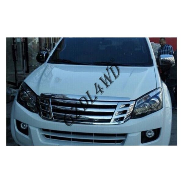 Серебряные аксессуары 2012 Исузу Дмакс гриля фронта автомобиля ГЗДЛ4ВД 4кс4 2014