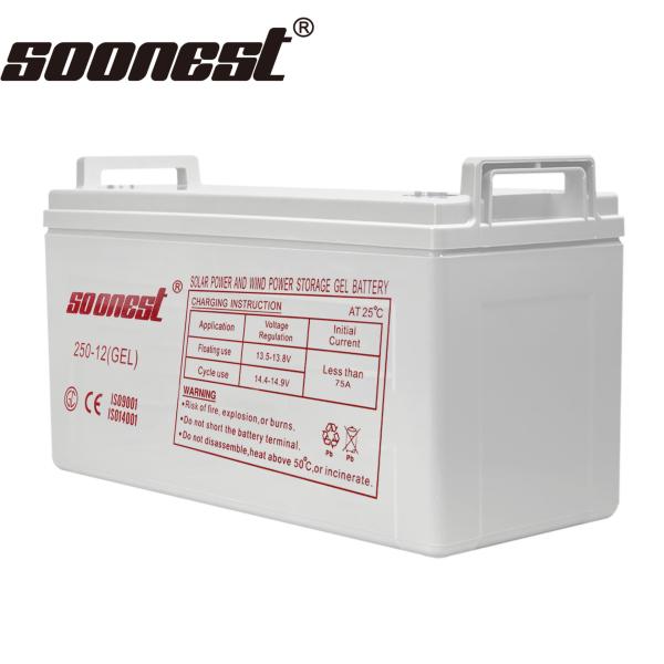 Soonest 200Ah 250Ah 300Ah Deep Cycle Solar Storage Battery Gel 12V 100Ah Lead Acid Batteries