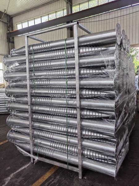Q355 Q255 Ground Helical Earth Anchors For Construction Foundation