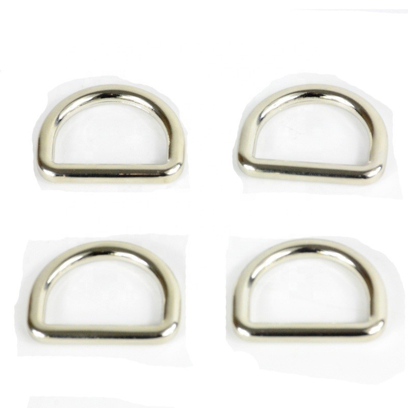 30-Day Refund Policy 25mm Welded Zinc Alloy D Ring Metal D-Ring Buckle for Handbag