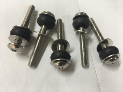 Galvanized Toilet Tank Attachment Bolts , Toilet Tank To Bowl Bolts Customized Length