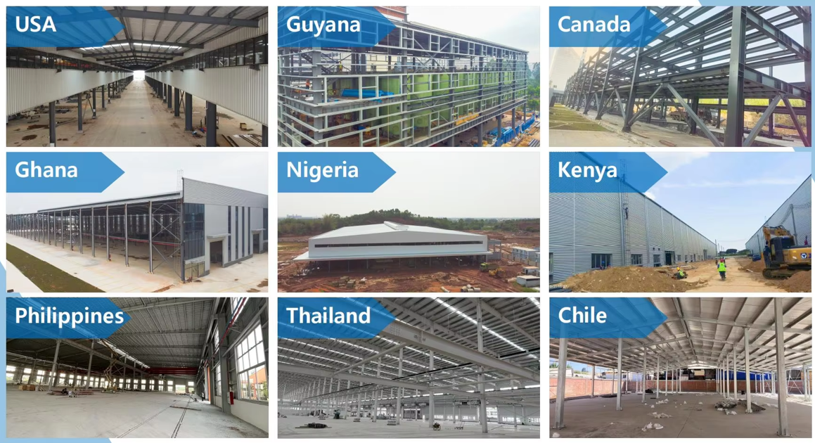 Customizable Prefabricated Steel Structure Industrial Aircraft Hangars for Safe Storage
