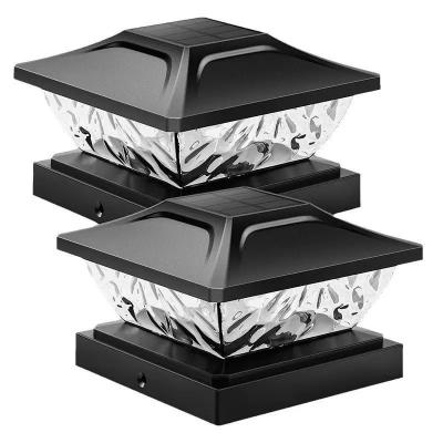 Modern LED Technology Solar Lanterns with Toughened Glass Lampshade Material and Waterproof Design for Outdoor Lighting