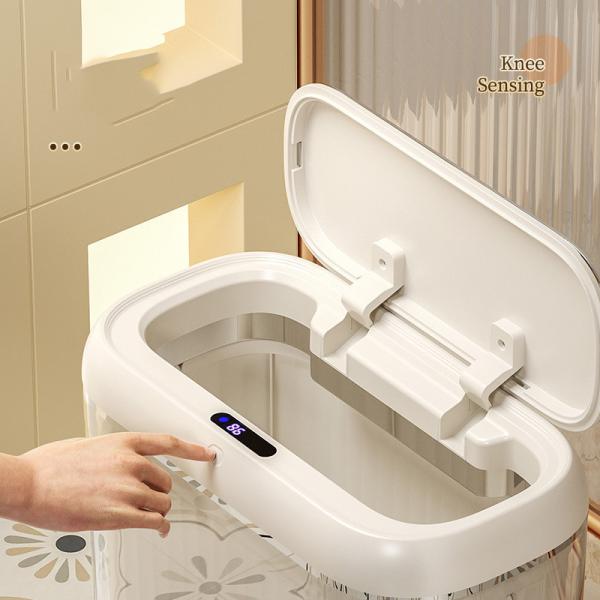 Motion Sensor Trash Can 13 Gallon Garbage Recycled Plastic Trash Cans