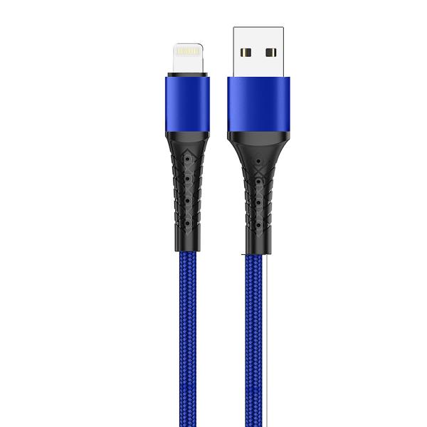Câble de charge USB MetalSkin noir pour appareils alimentés C-C 20V3A 60W max/C-L 9V3A 27W max