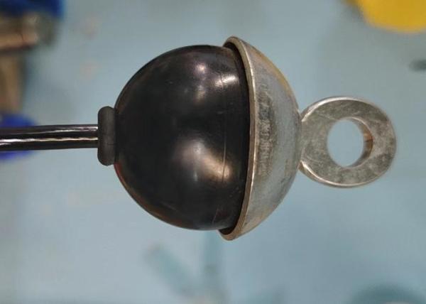 RAPID Gym Equipment Parts , Black Plastic Wire Rope For Gym Equipment