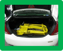 Narrow Low Speed Road Portable Vehicle Barricades Aluminum Alloy