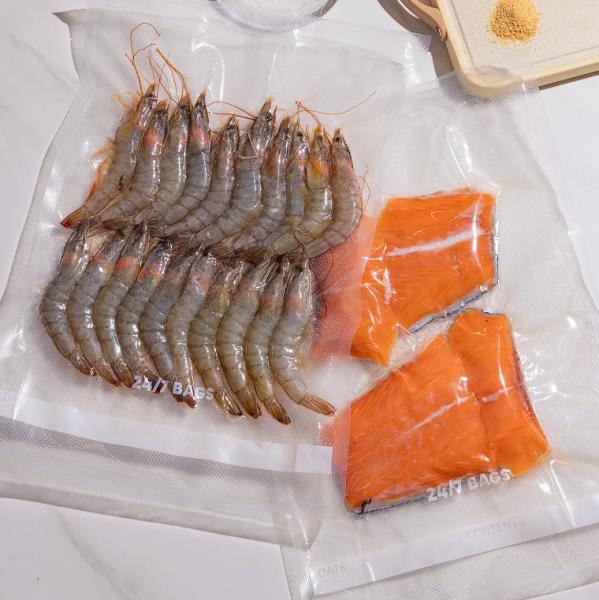 Custom Printed Heavy Duty Embossed Vacuum Pack Food Storage Embossed Vacuum Bags