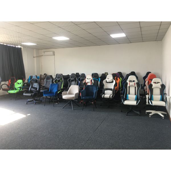 Mesh Workstation Massage Racing Blue Computer Rocker Gaming Chair Customize OEM ODM