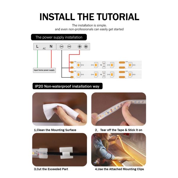 110v220v 8mm 120leds 3000K4000K6500K Смесительная панель SMD2835 Светодиодный светодиодный свет для светодиодов