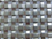 Flat Wire Intercrimp Wire Mesh For Decoration Square / Rectangular Aperture