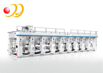 Seis rotogravuras automática da máquina de impressão da tela das cores