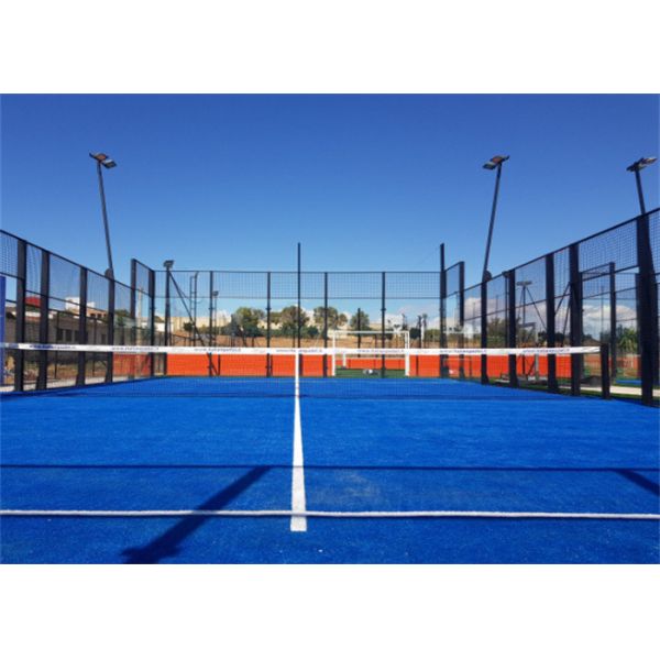 BM Steel Mesh Fencing Panoramic Padel Court Fence Galvanized 10Mx20M