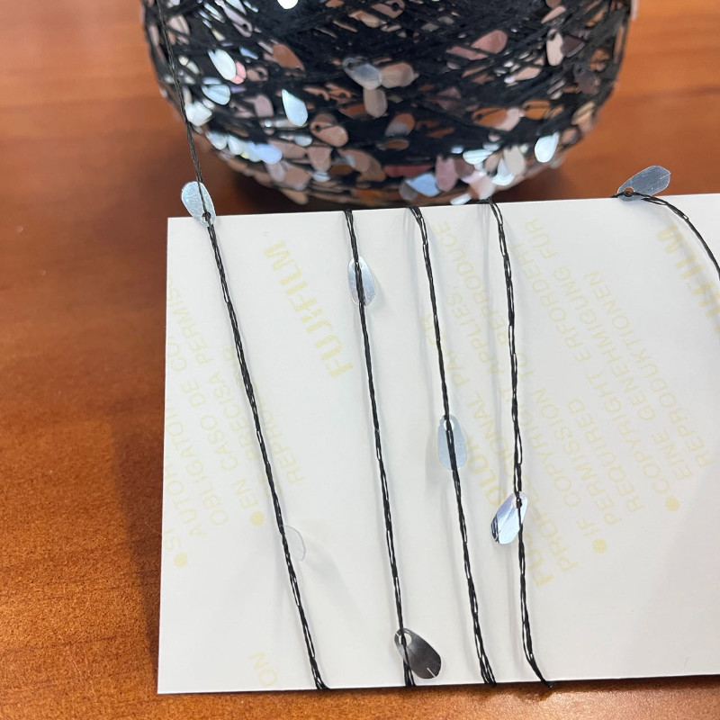 Пряжа Sequin семени дыни цвета исследования нового продукта для вязать руки