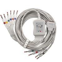 Dezenas de Electrodos ECG Cable com opções de personalização TPU Sheath equipamento médico cabo de conexão