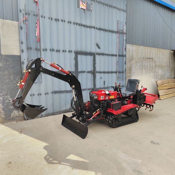 Agricultural Farm Machinery Crawler Tiller Rotary Lawn Tractor with and Disel Engine Type