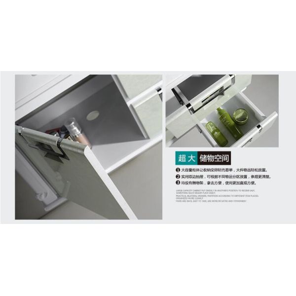 80 X48/cm PVC bathroom cabinet / wall cabinet / hung cabinet / white color for bathroom