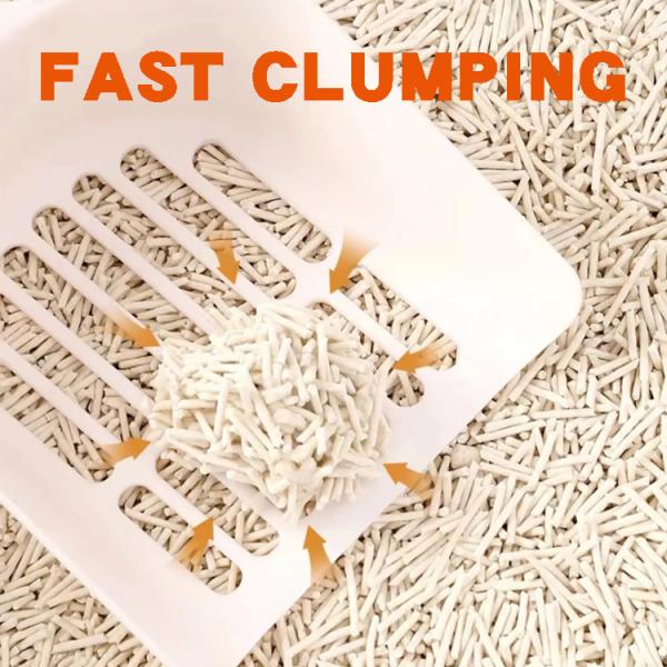1.8mm 100% Eco Friendly Natural Tofu Cat Litter Flushable