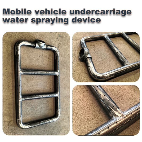 JGCDPSZZ-65 Mobile Under Vehicle Spray Device Q235 Carbon Steel Portable Car Bottom Water Sprinkler for New Energy Vehicle Fire Prevention
