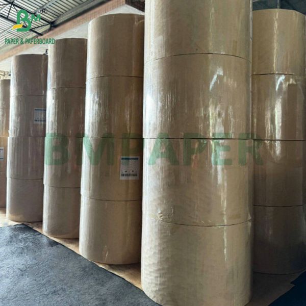 70gsm Brown Durable Car Masking Paper For Car Paint Jobs 80' Celcius Resistant