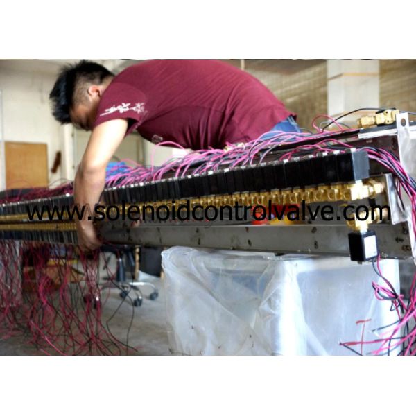 Water curtain solenoid valve for outdoor advertising water fall or water curtain